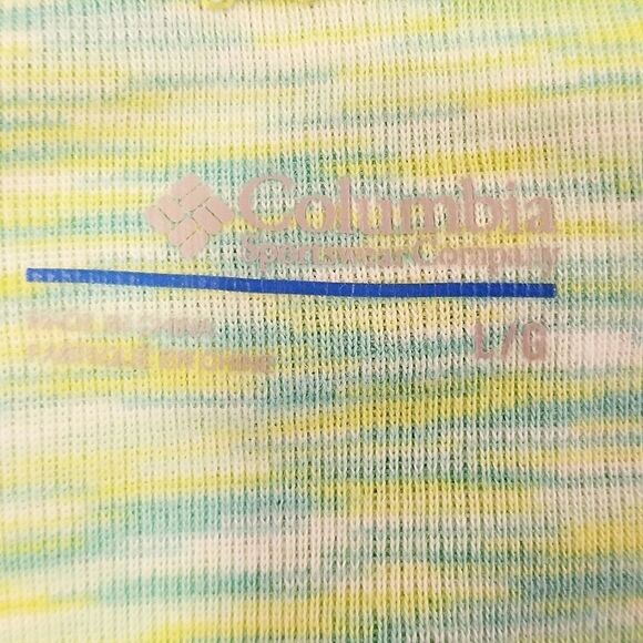 Columbia Sportswear Company Neon Green Half Zip Athletic Sports Pullover… - Picture 5 of 9